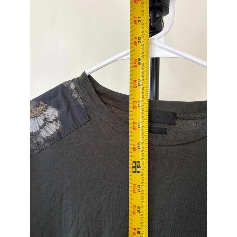 Alexander McQueen Floral Panel T-Shirt - Made in Italy - Size 11 - Picture 2 of 5